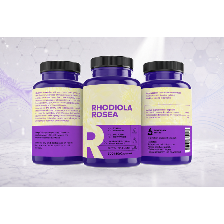 Rhodiola Rosea 300 mg, 60 caps | Vyralon