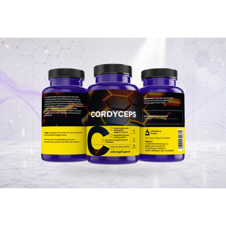 Cordyceps 400 mg, 60 caps | Vyralon