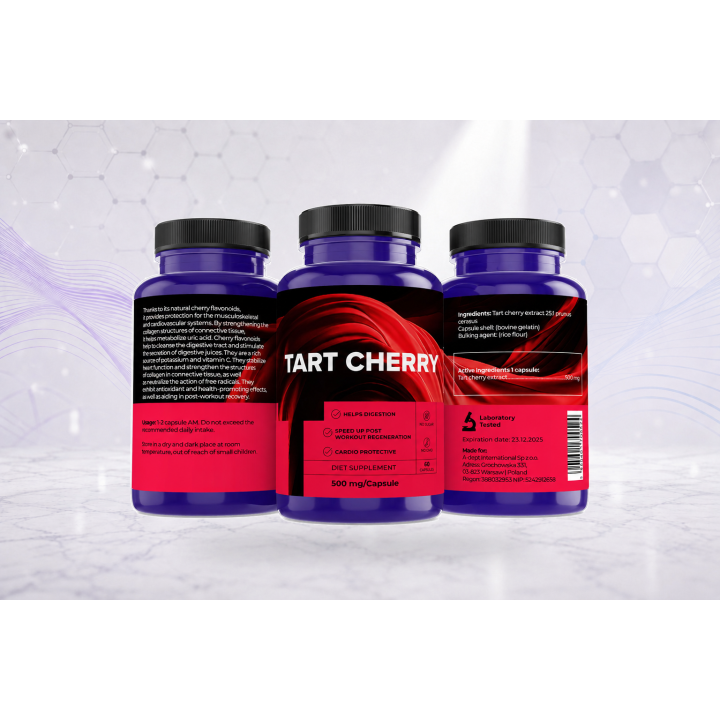 Tart Cherry 500 mg, 60 caps | Vyralon