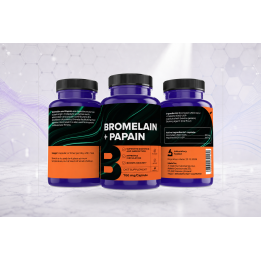 Bromelain + Papain 700 mg, 60 caps | Vyralon
