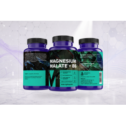 Magnesium Malate + Vitamin B6 845 mg, 60 caps | Vyralon