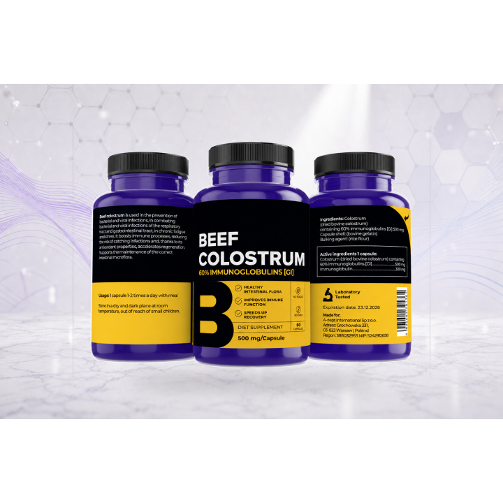 Bovine Colostrum 500 mg, 60 caps | Vyralon