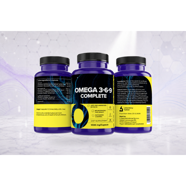 Omega 3-6-9 1000 mg, 60 caps | Vyralon