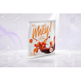 Just Whey! whey protein powder WPC, sachet 35g – SALTED CARAMEL | Vyralon