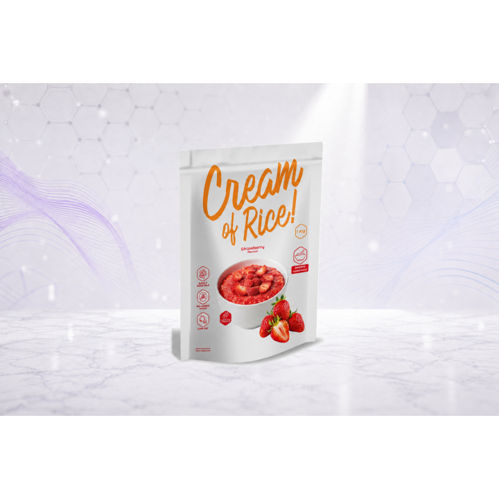 Cream of Rice Smooth, nutritious rice meal, 1 kg – STRAWBERRY | Vyralon