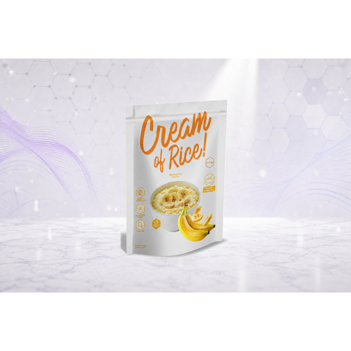 Cream of Rice Grainy, nutritious rice meal, 1 kg – BANANA | Vyralon