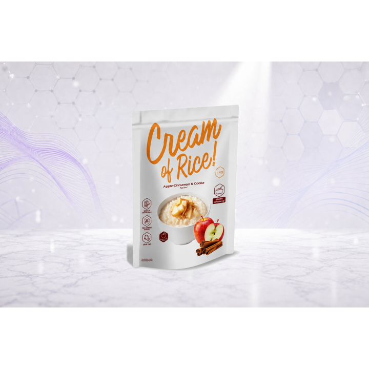 Cream of Rice Grainy, nutritious rice meal, 1 kg – APPLE PIE | Vyralon