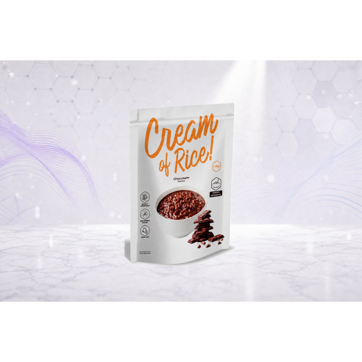 Cream of Rice Grainy, nutritious rice meal, 1 kg – CHOCOLATE | Vyralon