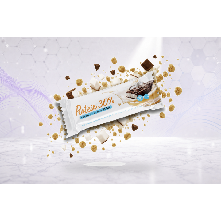 Protein 30% Bar, 50g – COCONUT | Vyralon
