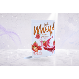 Just Whey! whey protein powder WPC, 1 kg – STRAWBERRY | Vyralon