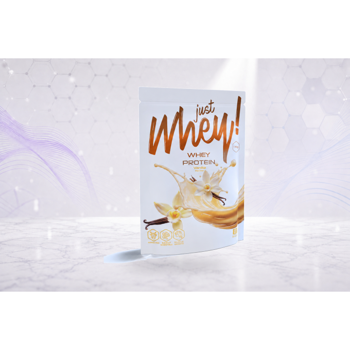 Just Whey! whey protein powder WPC, 1 kg – VANILLA | Vyralon