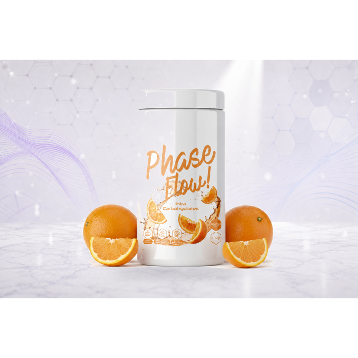 Phase Flow Intra Carbohydrates, carbohydrate mix powder, 1 kg – ORANGE | Vyralon