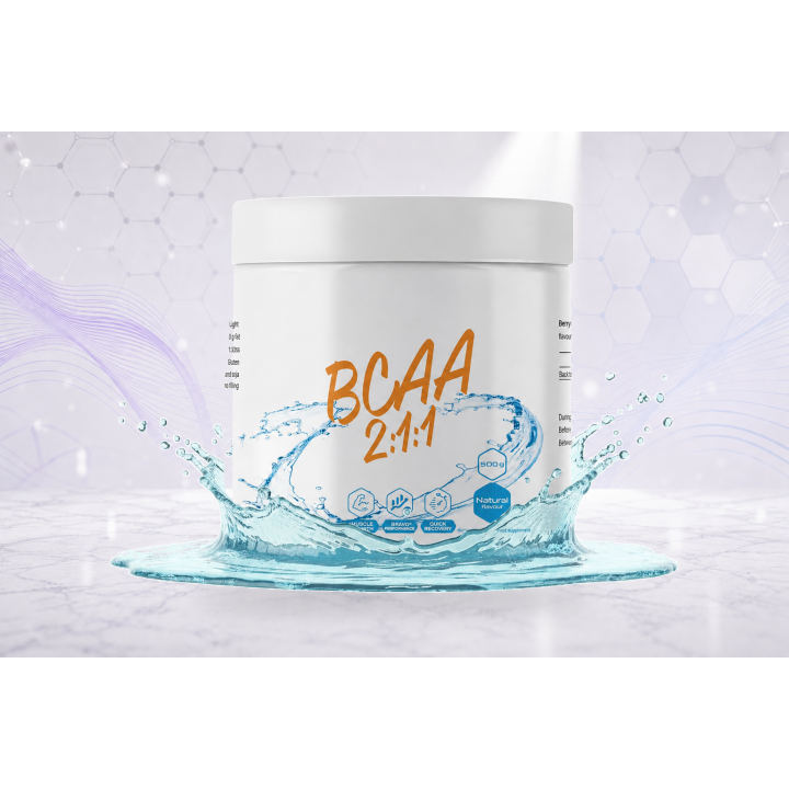 BCAA 2:1:1, branched-chain amino acid complex powder 500g – NATURAL | Vyralon