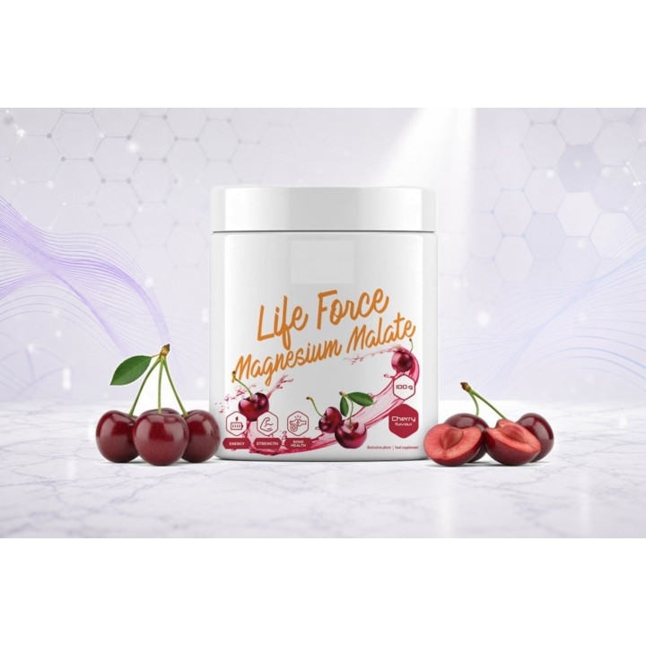 Life Force Magnesium Malate, powder – CHERRY | Vyralon