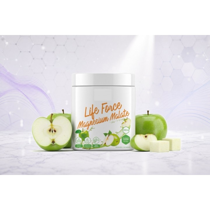 Life Force Magnesium Malate, powder – GREEN APPLE | Vyralon