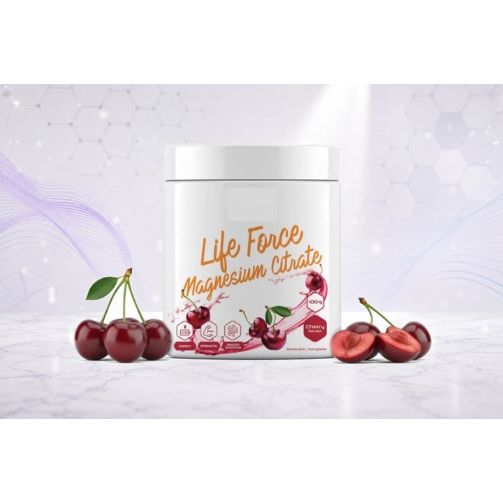 Life Force Magnesium Citrate, powder – CHERRY | Vyralon