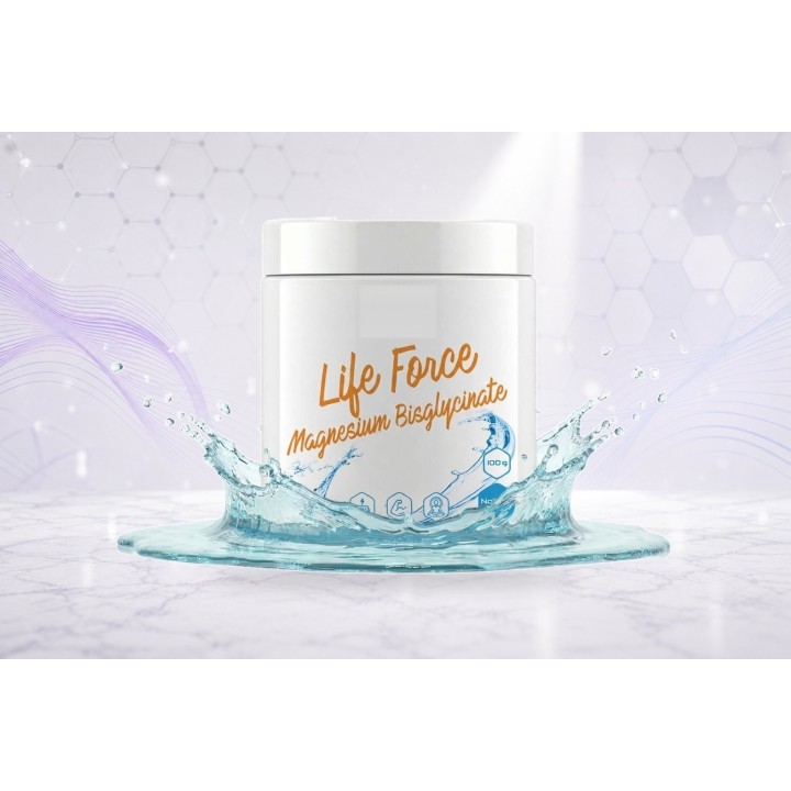 Life Force Magnesium Bisglycinate, powder – NATURAL | Vyralon